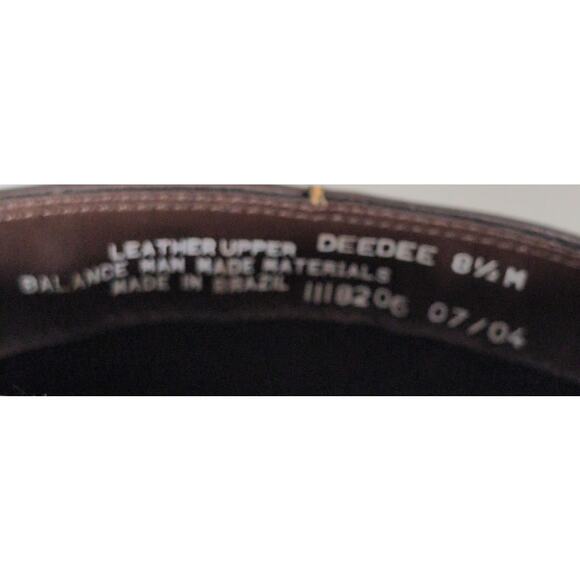 Brown Leather Ankle Boots Women 8.5 Square Toe Minimalism Classic Capsule Office - Picture 7 of 9